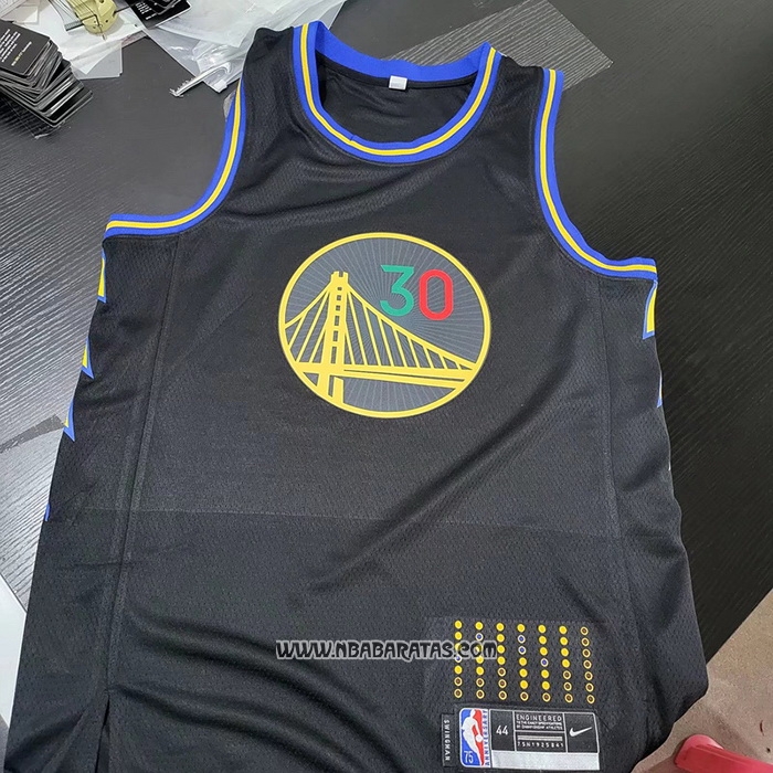 Camiseta Golden State Warriors Stephen Curry #30 2022 Slam Dunk Special Mexico Edition Negro